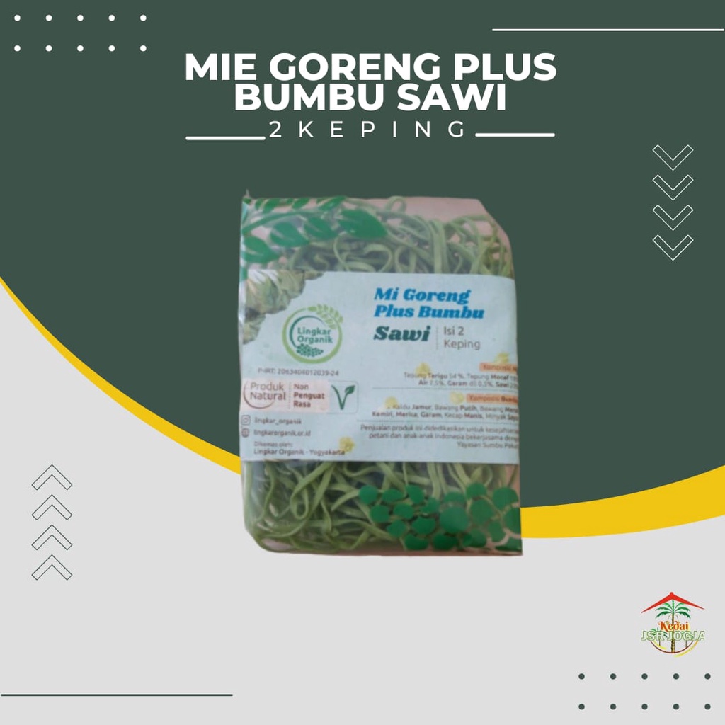 Mi Goreng Sawi plus bumbu Lingkar organik