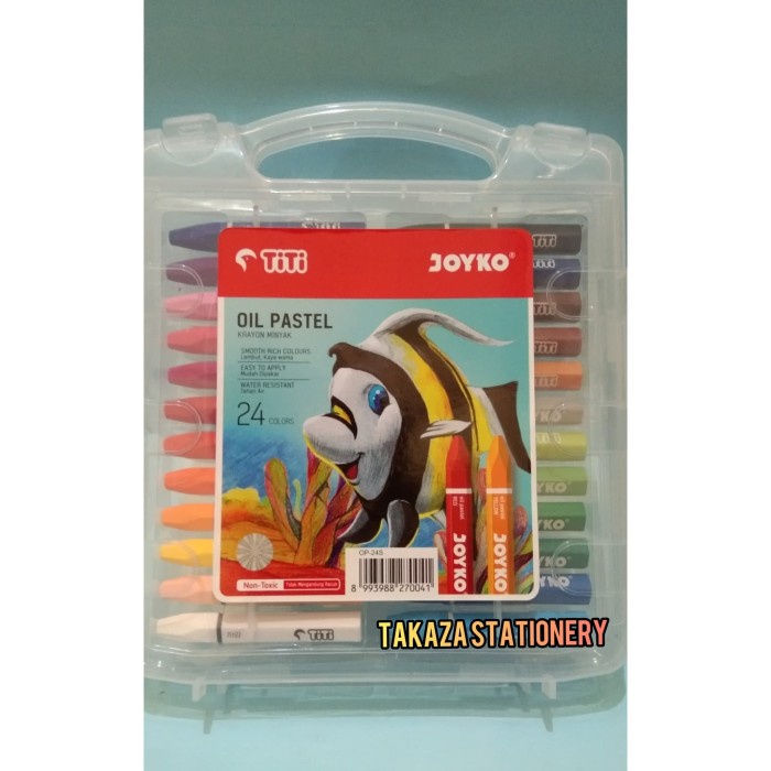 

Pastel Krayon Titi 24 Warna / Crayon Oil Pastel 24 Color
