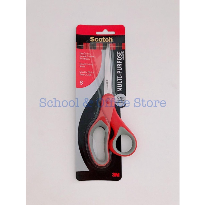 

Bergaransi 3M Scotch Gunting Serbaguna / Multi-Purpose Scissors 8 Inch 1428 Promo