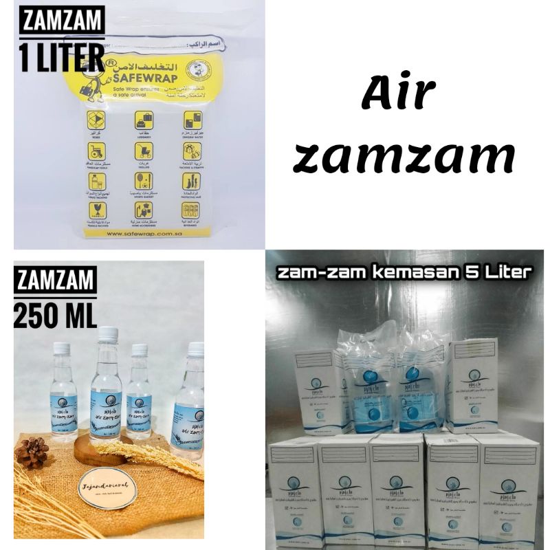 

Air zamzam 250ml & 1L