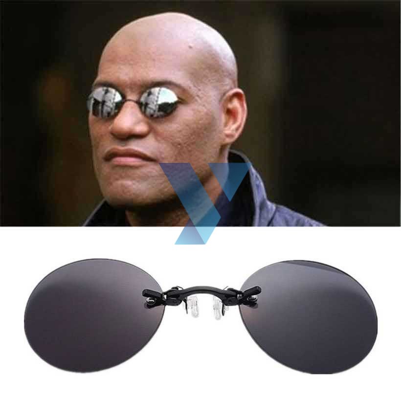 WEARKAPER Lensa Klip Kacamata Clip-on Sunglasses Matrix Morpheus WE548 ( Al-Yusi )