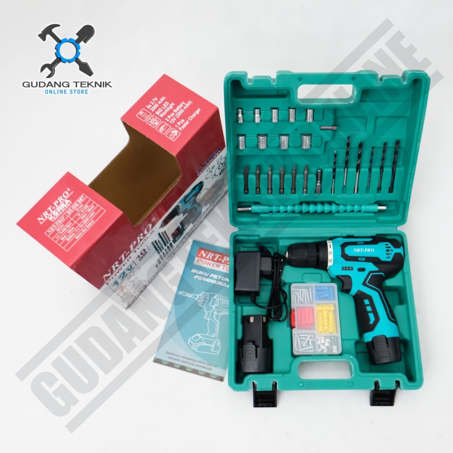 Mesin Bor Tangan CORDLESS 10mm BOSCH 12V / Bor Tangan BATERAI 10 mm BATTERY - Cordless Drill 10mm
