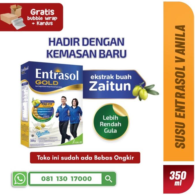 

[ COD ] Susu Entrasol Gold Vanila 350 gram
