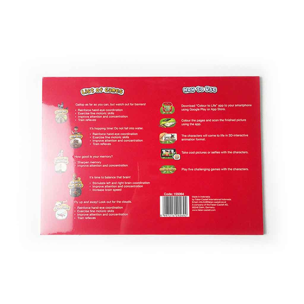 

Buku Mewarnai Faber Castell Colour To Life Book - Colouring Book