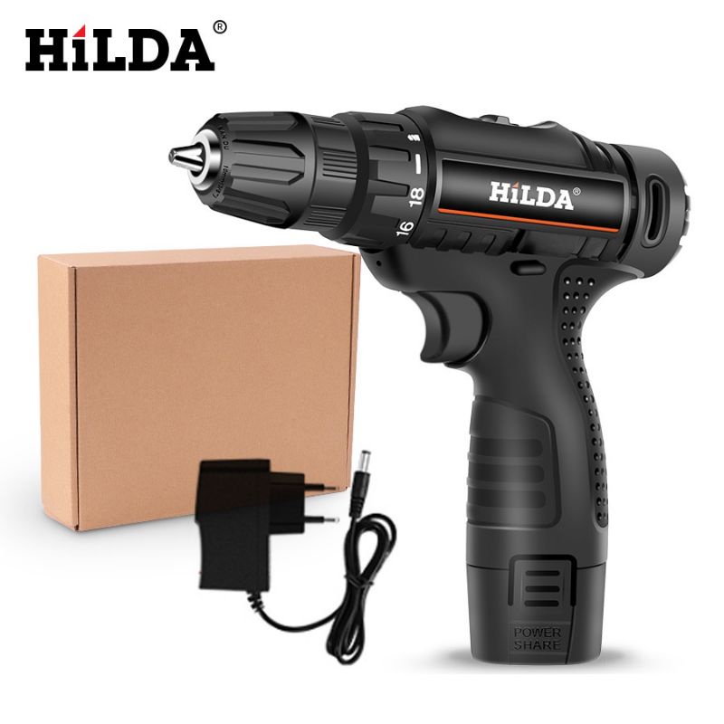 Bor Cas Bor baterai Drill Cordless 12volt