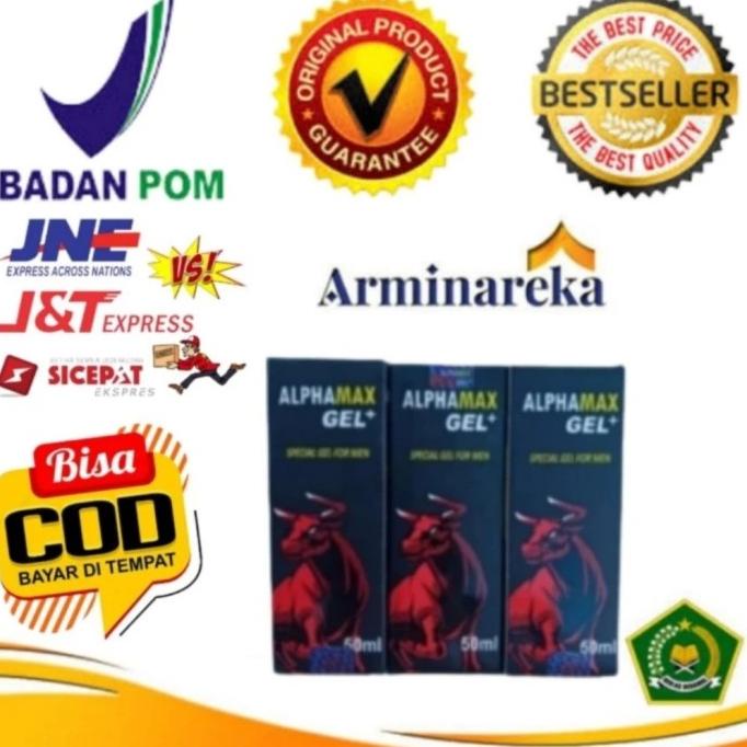 ] Alphamax Gel Asli Original Cream Herbal Alami