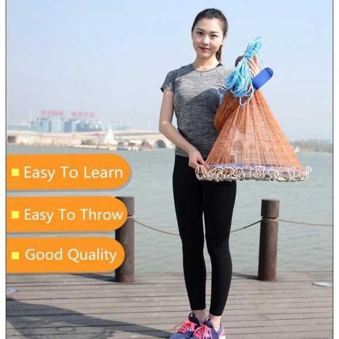 Jala Lempar / Jaring Lempar Ikan Udang / Jaring Ikan Lempar Nilon