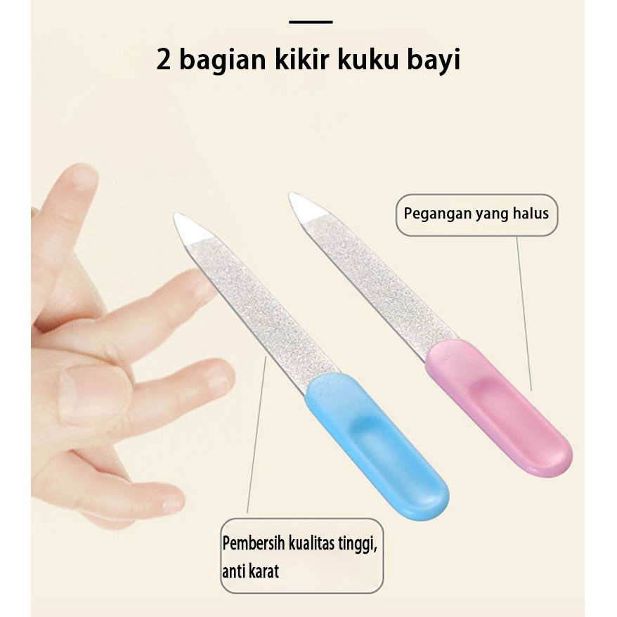 Baby care kit set 10 in 1 Sisir Bayi Set Gunting Kuku Bayi kado lahiran grooming gift Baby Nail B201-202