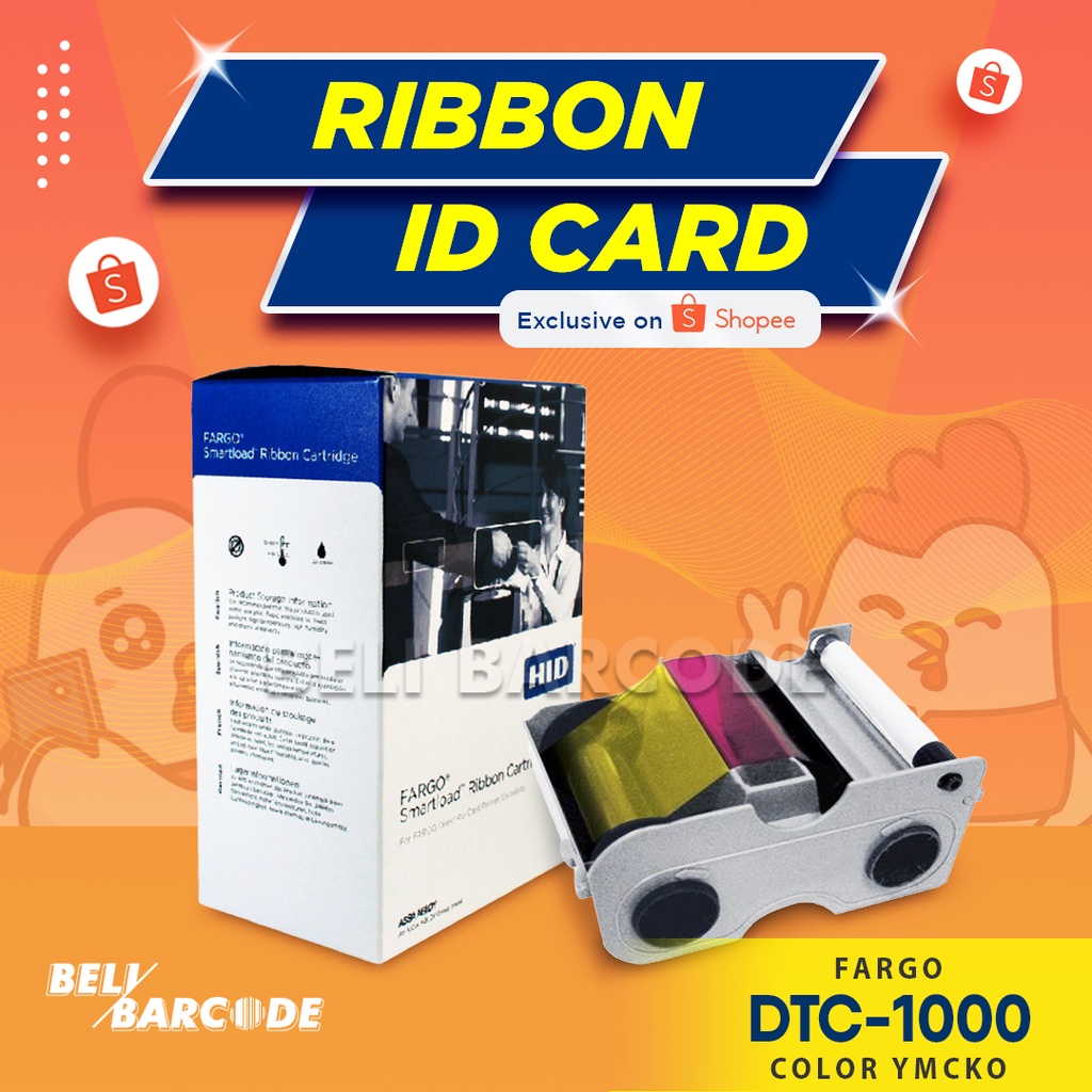 RIBBON ID CARD FARGO DTC1000/DTC1250 PN:045000 COLOR (YMCKO)