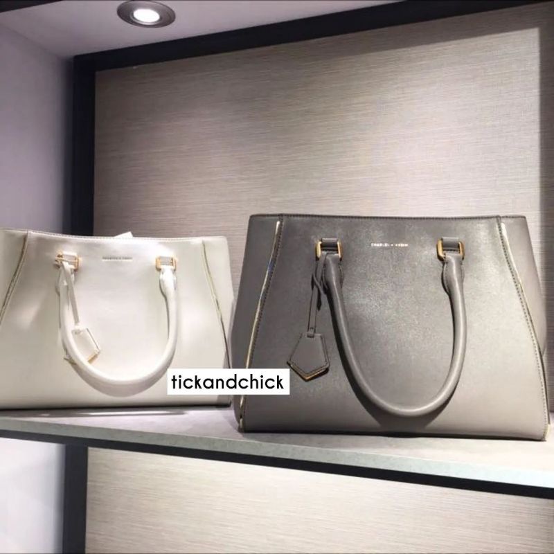 9.9 SALE | CK Double Handle Structured Bag