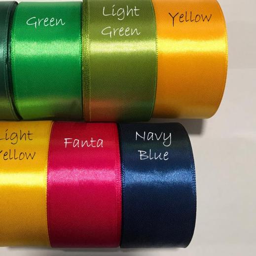 

Pita Satin ±4cm X 20yard - Pita Lebaran - Hampers Idul Fitri - Green