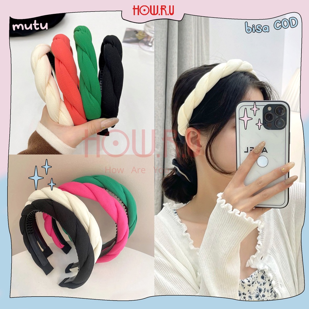 HOW.R.U | Bando Kerut Big Puff Fuji Korean Style