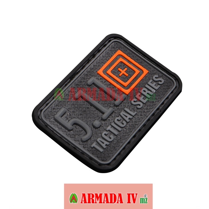 Patch Rubber Velcro Tulisan 511 Tactical Series