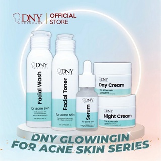 [ TERMURAH ] Paket ACNE GLOWINGIN  By DNY SKINCARE / ORIGINAL / BPOM