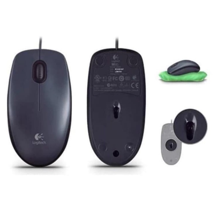 Logitech M90 full size corded mouse M 90