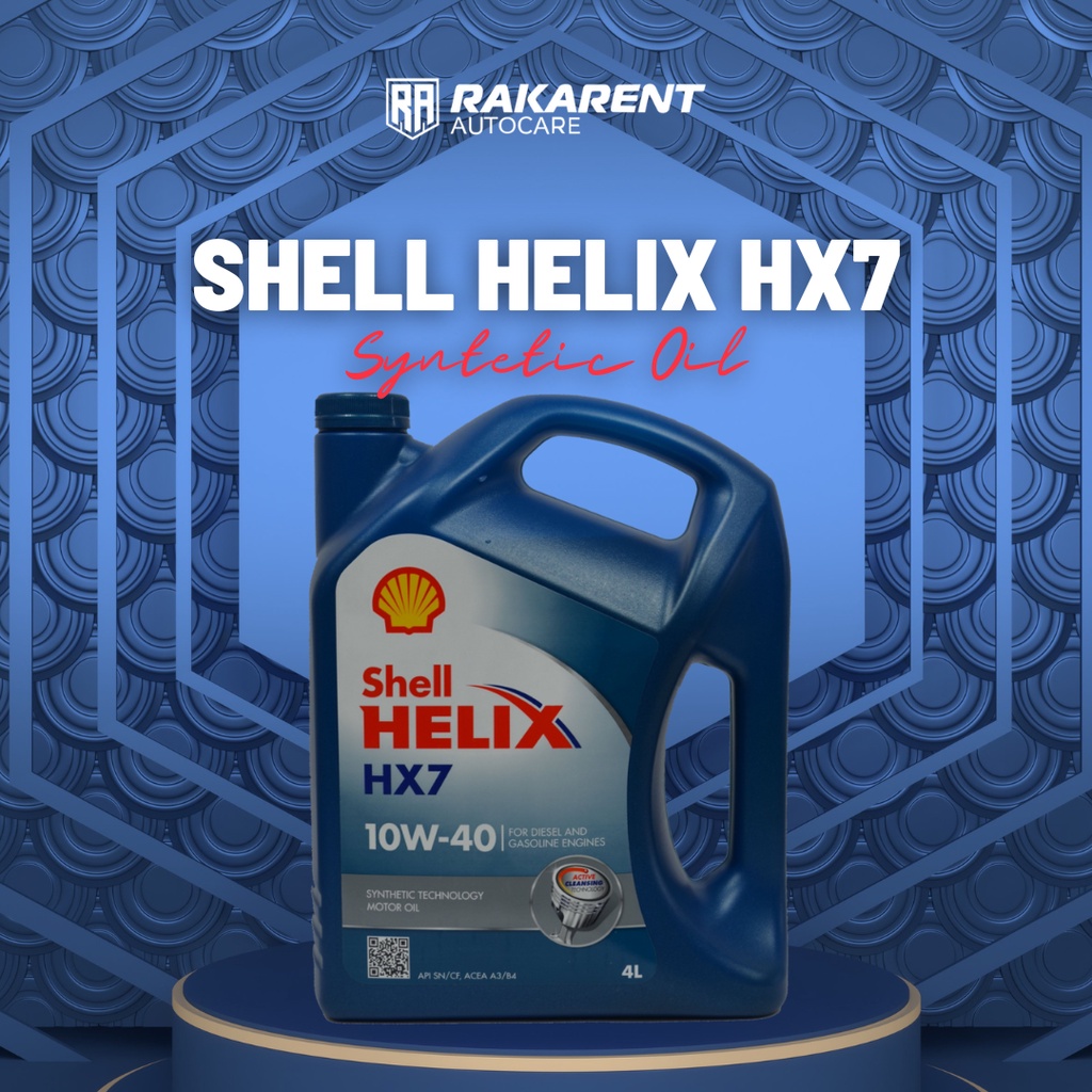 SHELL HELIX HX7 OLI MESIN MOBIL BENSIN / DIESEL