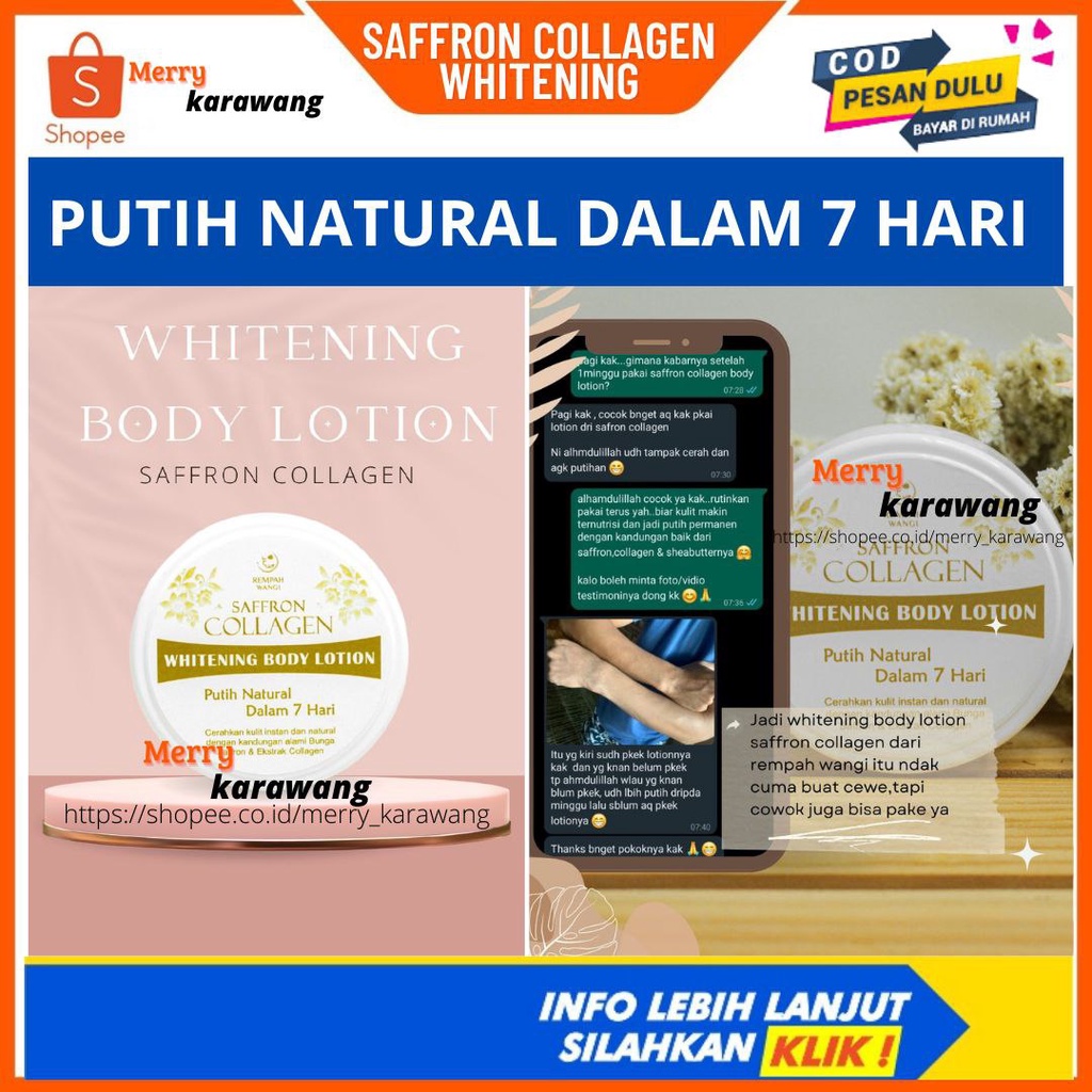 Pemutih Wajah Pria Pemutih Badan Pria Pemutih Kulit Pria Pemutih Badan Permanen Ampuh BPOM SABUN PEMUTIH KULIT PERMANEN PRIA &amp; WANITA Body lotion whitening Saffron Collagen