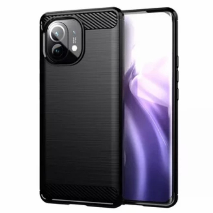 CASE SLIM FIT CARBON IPAKY XIAOMI MI11 LITE SOFTCASE - GA