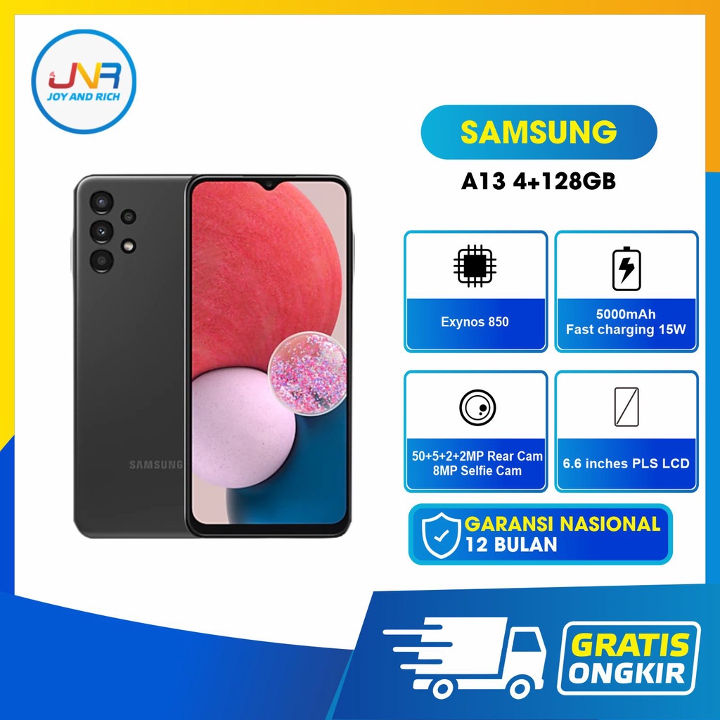 Samsung Galaxy A13 4/128 6/128 4GB 6GB 128GB RAM 4 6 ROM 128 GB HP Smartphone Android
