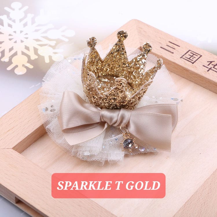 SPARKLE TIARA CLIP JEPIT RAMBUT MAHKOTA FASHION KOREA IMPORT AKSESORIS ULANG TAHUN PRINCES