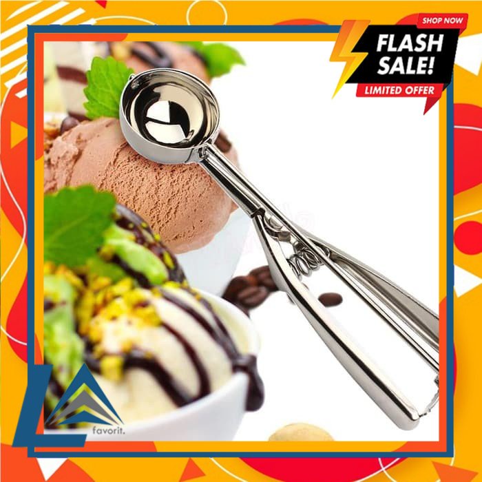 (LA FAVORITE). Sendok Scoop Ice Cream Stainless Steel / Sendok Es Krim Sendok Ice Scroop Es Krim