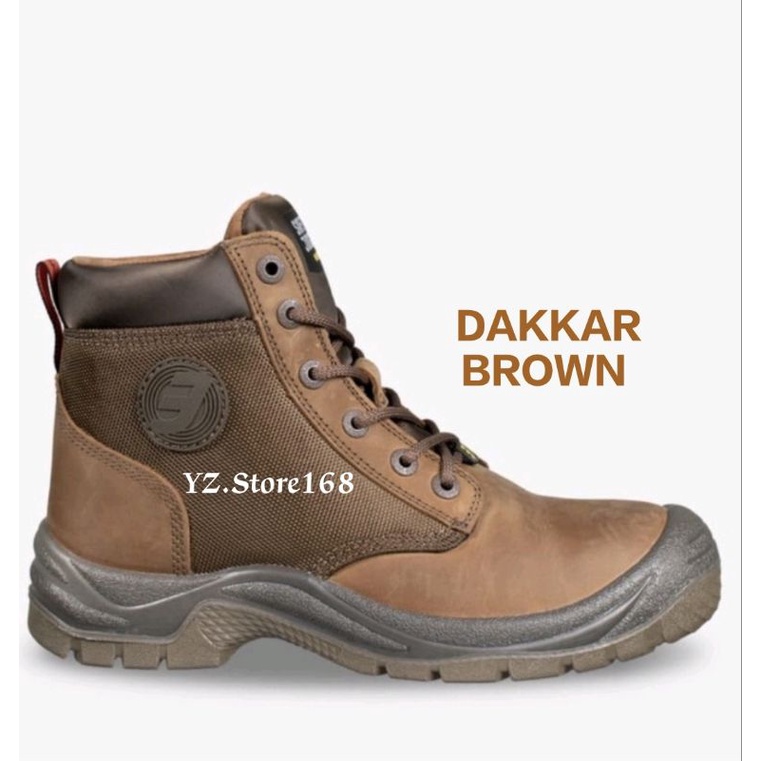 Sepatu Safety Jogger DAKAR BROWN (Coklat) S3