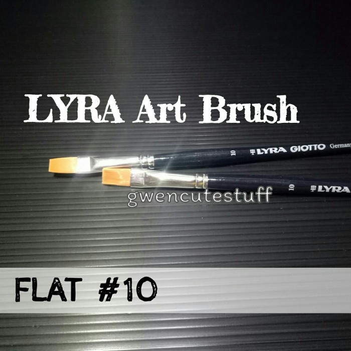 

Promo Lyrab10F Lyra Art Brush Flat 10/ Kuas Lukis No. 10 Limited