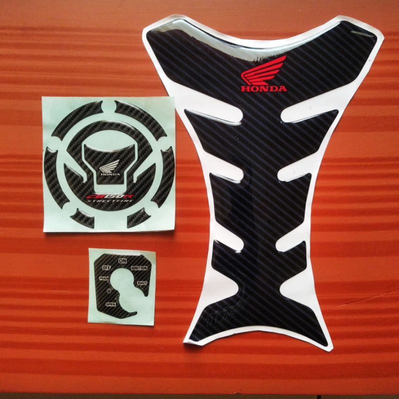 emblem set cb 150 r new  tankpad sticker timbul set cb 150 r new tank pad new cb 150 r