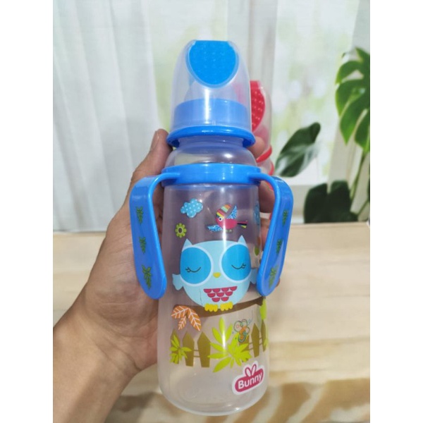 Botol Susu Bunny Ear Handel 250Ml BPA Free Dengan Karakter Lucu