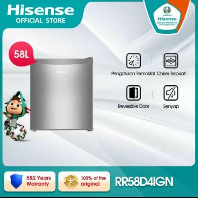 Kulkas mini portable HISENSE RR-58D41GN