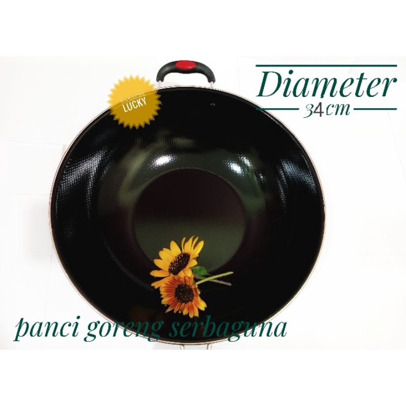 PANCI WAJAN ENAMEL/WAJAN PENGGORENGAN ANTI LENGKET