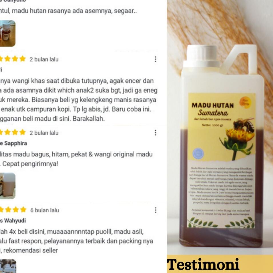 

Suplier1--Madu Hutan Asli Murni Raw Honey 1000 Gram