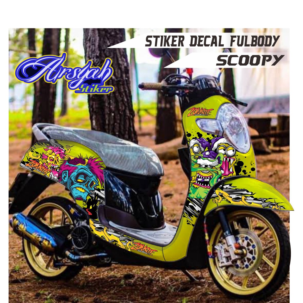 Decal scoopy Minion full body Full Blok Decal Scopy Dekal New Fi 2019 2020 2017 2018 2021 2022 2023 