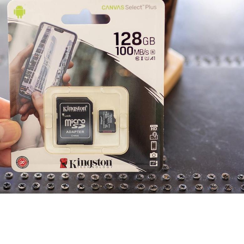 Kingston Micro SD Card 32GB, 64GB, 128GB Canvas Select Plus