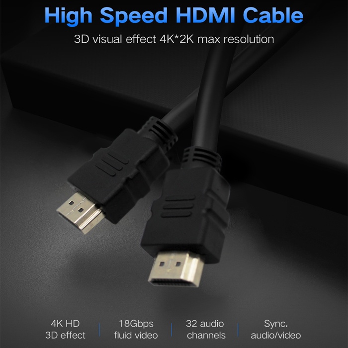 Jual Kabel HDMI to HDMI Full HD 1080 4K High Speed Kabel HDMI 3M 5M 10M