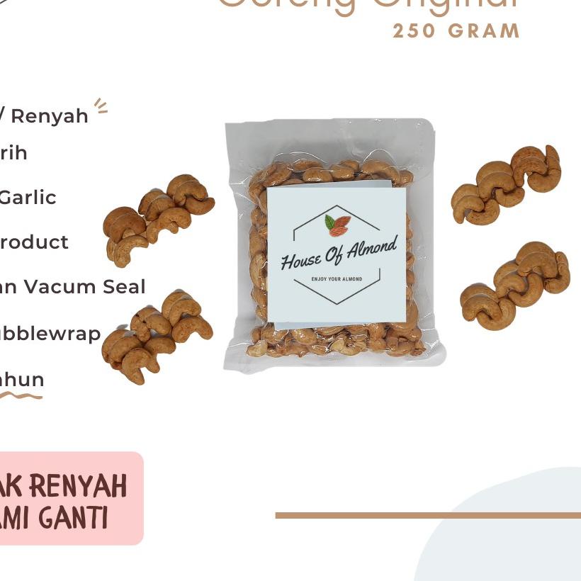 

SALE✅Kacang Mede original 250gr|KD3
