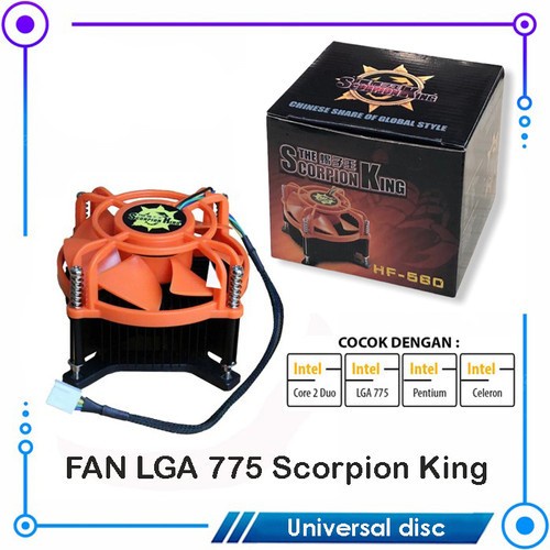 Trend-CPU Cooler Fan LGA 775 Scorpion King