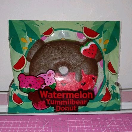 Flash sale squishy watermelon yummiibear donut (crack) BACA DESKRIPSI