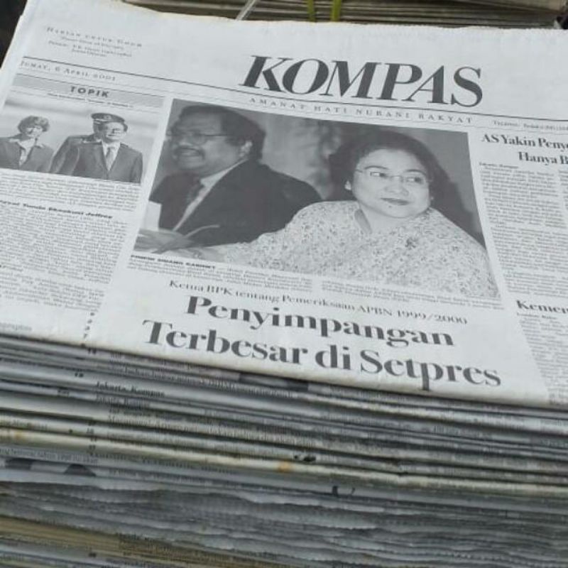 Jual KORAN JAMAN DULU/ JADUL/ KORAN HITAM PUTIH SATUAN BUKAN KILOAN