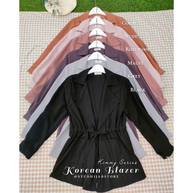 Classy Korean Blazer ala Korea by Studhijabstore