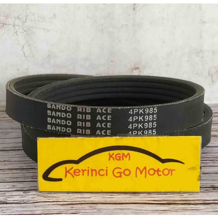 BANDO VAN BELT 4PK 985 RIB BELT TALI KIPAS 4PK-985 FAN BELT ALUR