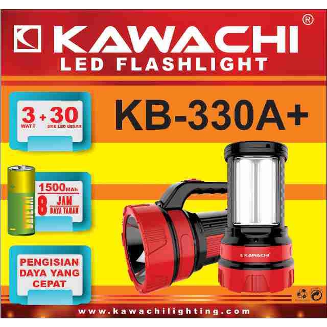 SENTER LED EMERGENCY / LAMPU EMERGENCY KAWACHI KB-330A+