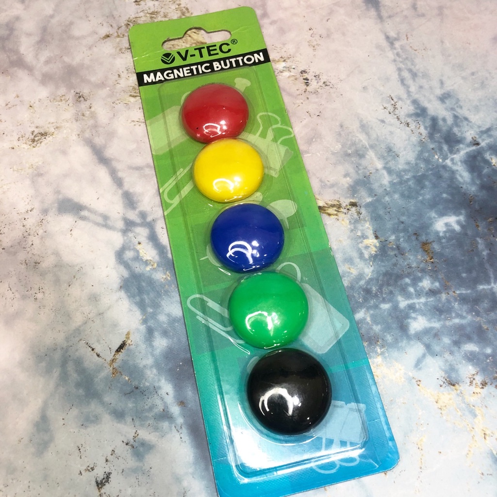 

1051 Magnet Magnetic Button V-Tec / Magnet Papan Tulis
