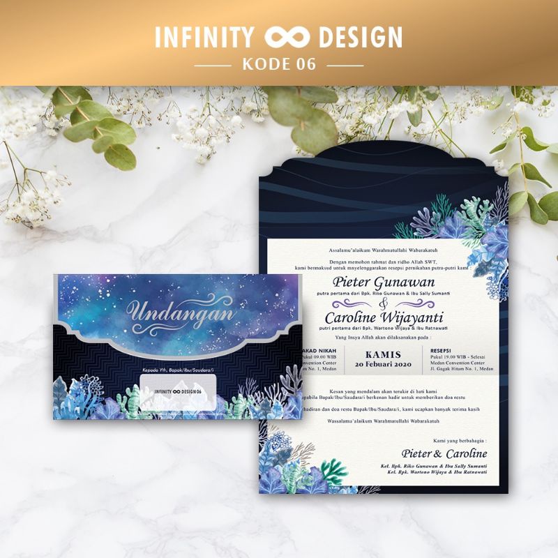 POLYLIFE BLANGKO UNDANGAN 06 Undangan Nikah MEWAH TEBAL PREMIUM