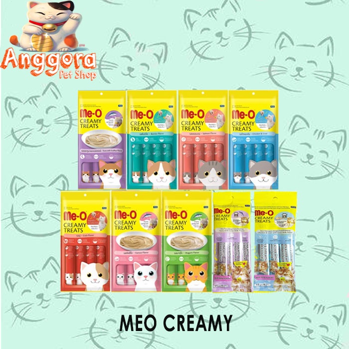 Makanan Snack Kucing MEO Creamy 60gr ALL VARIAN