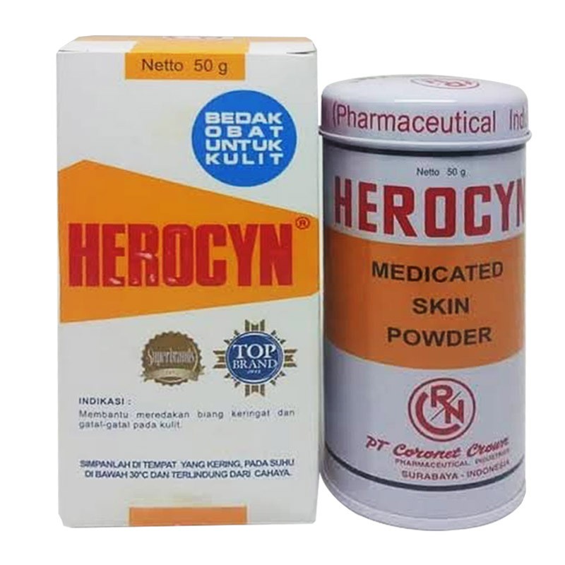 HEROCYN BEDAK UNTUK KULIT 50, 85 &amp; 150 GRAM BOTOL