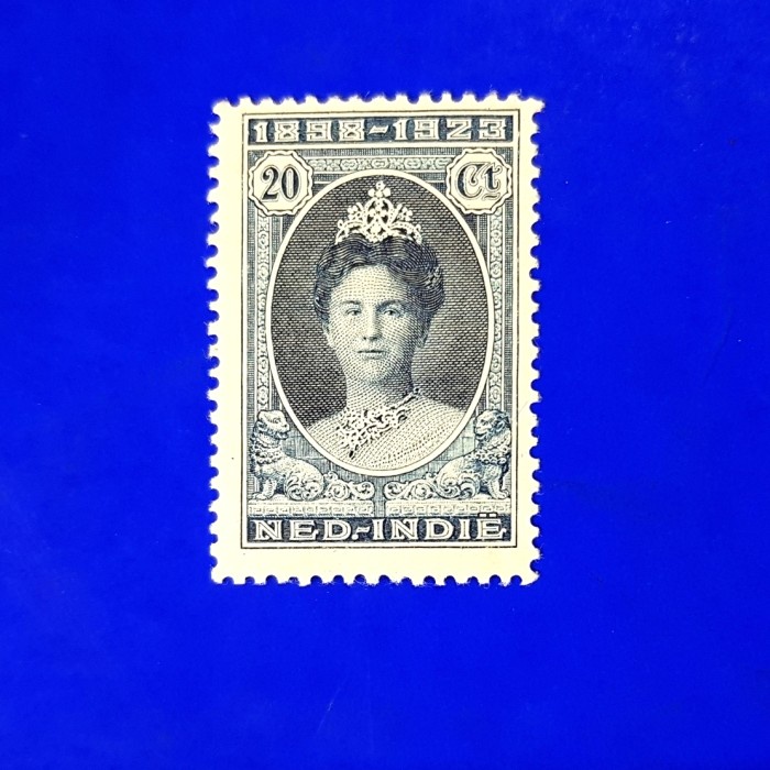 

Spesial Perangko/Prangko Ned Indie. 1923. 25 Tahun Ratu Wilhelmina. 20 Cent Gilaa!!!