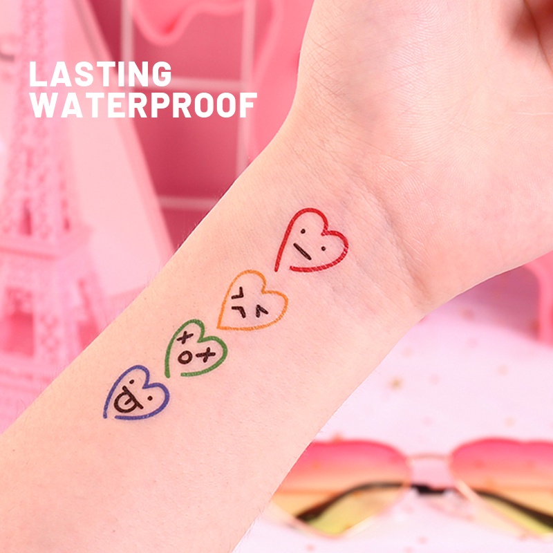 ✨Stiker Tato / Tato Temporer  PIECE tato Jari Tatto Aesthetic / stiker tato Anti Air Wanita Korea Un
