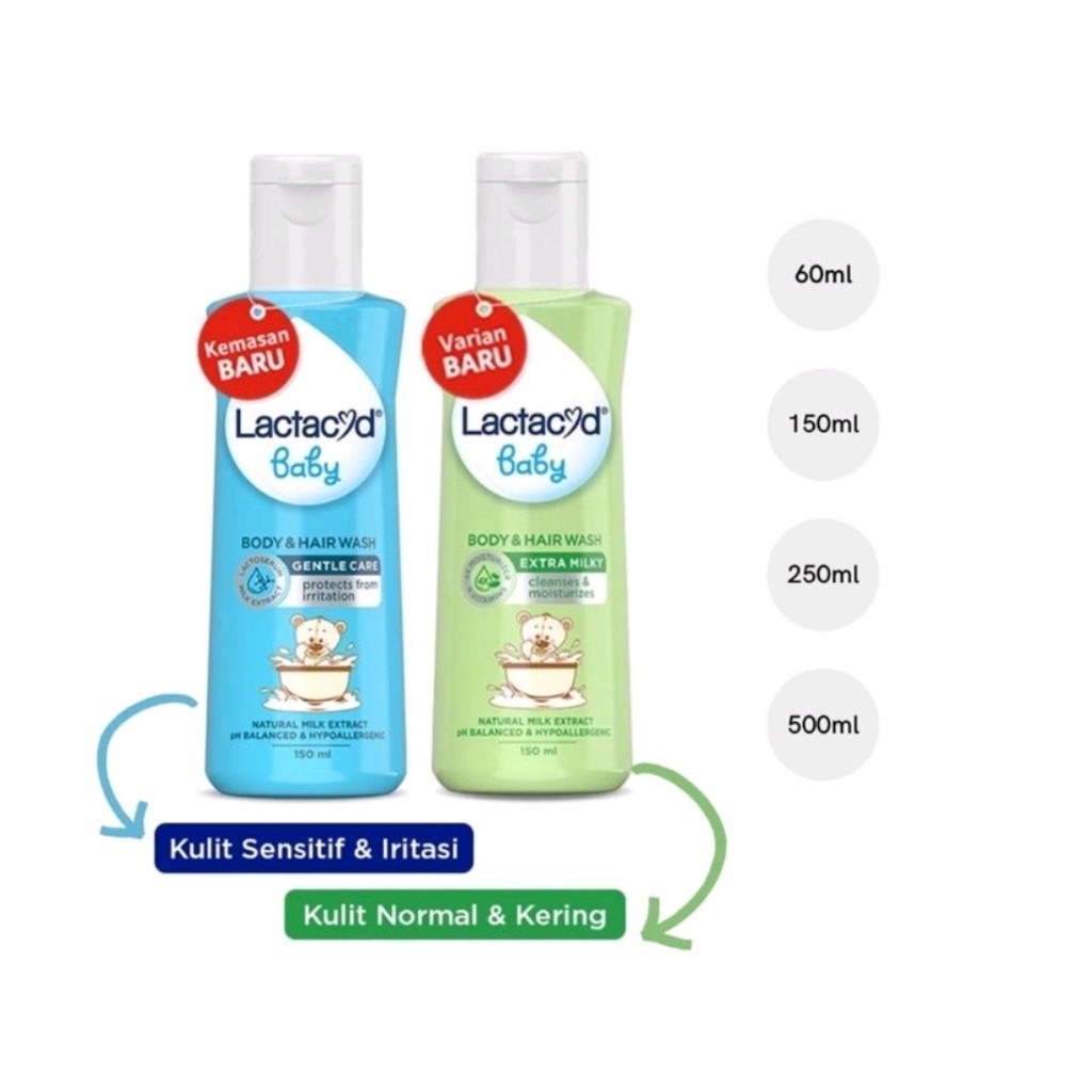 Lactacyd Baby Body &amp; Hair Wash 250ml - exp 2024