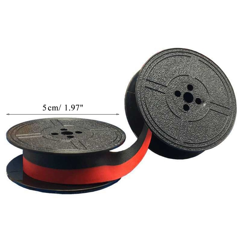 Btsg ML80 Ketik Pita Twin Spool Untuk OKI ML80,81,82,83,92,93 Mekanik Inggris Ketik Pita Tinta Twin Spool